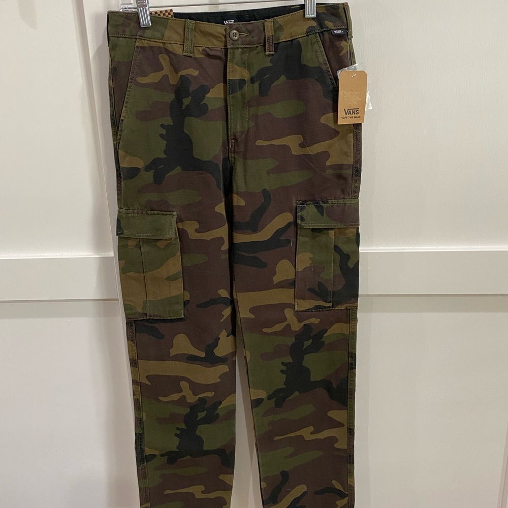 Vans - Camo Cargo Pants Boys size 29/18